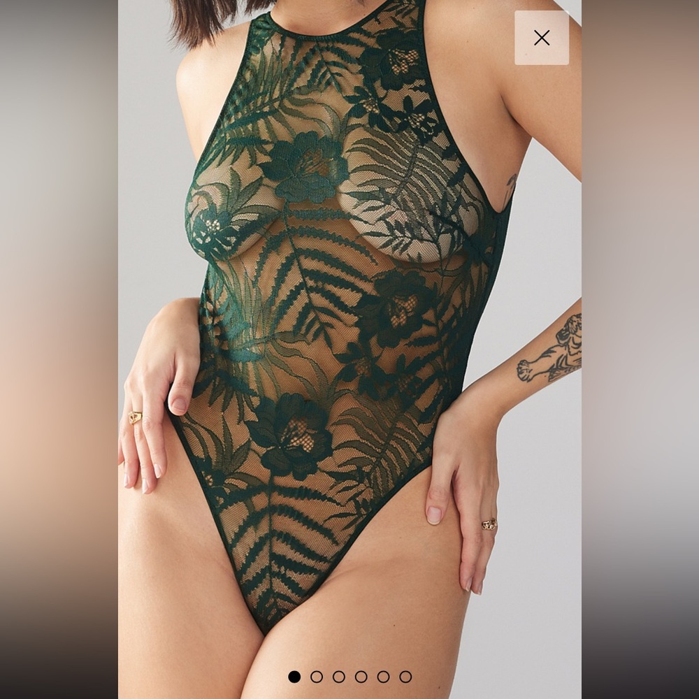 Savage X Fenty Shadowplay Lace Teddy - Picture 2 of 9